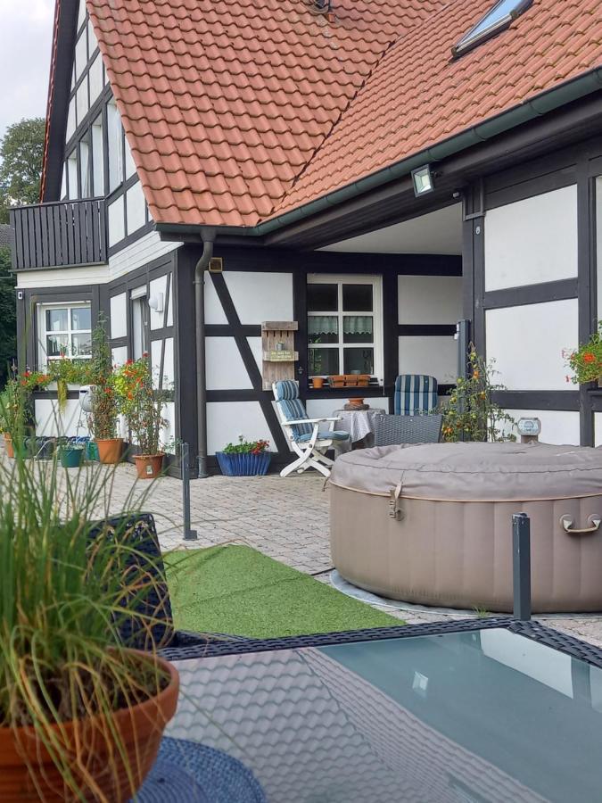Landidylle Mit Garten, Whirlpool Und Klima Reken エクステリア 写真