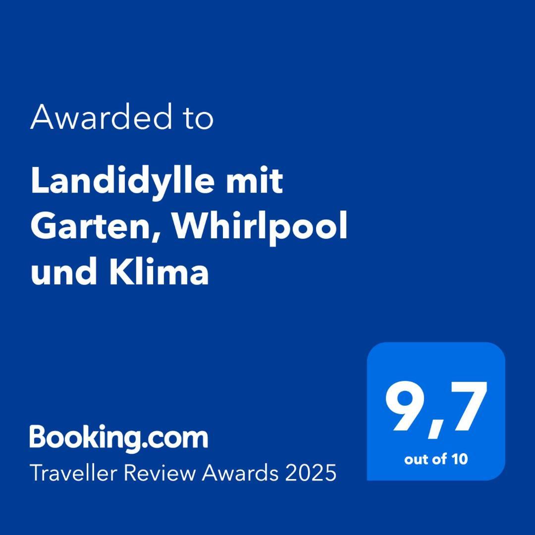 Landidylle Mit Garten, Whirlpool Und Klima Reken エクステリア 写真